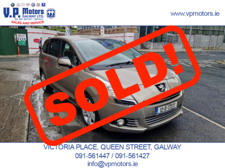 2012 Peugeot 5008 AUTOMATIC,7 SEATER, 1.6 HDI ECONOMICAL DIESEL. €4,850