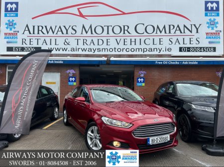 2016 Ford Mondeo ZETEC *1.5 TDCI  * 6 SPEED MANUAL * PHONE* CRUISE* SERVICE HISTORY* AIRCON* FOGS * ALLOYS *