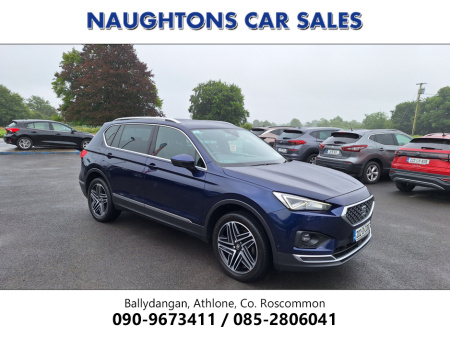 2020 SEAT Tarraco *DEPOSIT TAKEN* 2.0 TDI 150HP 7S XCELLENCE  AUTO AWD *Top Spec/Heated Front & Rear Seats/ Electronic Tow Hitch/Reverse Camera/Full Leather Seats* €36,950