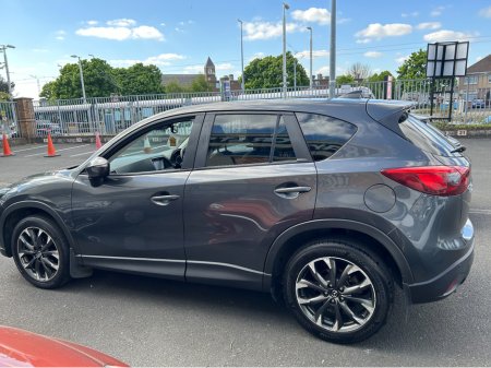 2017 Mazda CX-5 4WD AUTOMATIC//ONLY 75K///BEAUTIFUL PLATINUM MODEL WITH UNMARKED BEIGE  LEATHER WITH ELECTRIC HEATED MEMORY SEATS///FULL MAXDA SERVICE HISTORY WITH BRAND NEW NCT UNTIL4/2027///LOW TAX STUNNING CAR €16,950