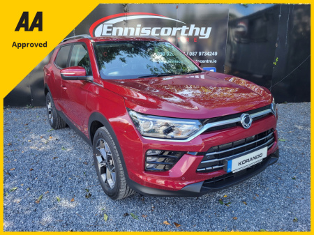 2025 KGM Korando 1.6 DIESEL MANUAL // 5 YEARS UNLIMITED MILEAGE WARRANTY // ALLOYS // AIR-CON // REVERSE CAMERA // HEATED SEATS // CRUISE CONTROL // MFSW // ENNISCORTHY AUTO CENTRE SIMI AND AA APPROVED DEALERSHIP 2025