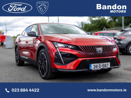 2024 Peugeot 408 Low Mileage 2024 Peugeot 408 red 1.2 Puretech 130bhp Auto Allure Pack €34,950
