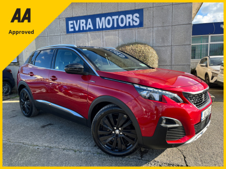2018 Peugeot 3008 GT-LINE AUTOMATIC 1.5 DIESEL //MASSIVE SPEC//PANORAMIC GLASS ROOF//MASSAGE DRIVERS SEAT//HEATED SEATS// €20,950