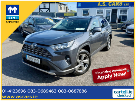 2019 Toyota Rav4 RAV4 HYBRID SOL  AUTOMATIC ** IRISH SUV ** FULL LEATHER INTERIOR ** REVERSE CAMERA ** SAT NAV ** STUNNING HIGH SPEC SUV **