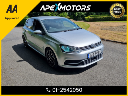 2015 Volkswagen Polo FINANCE ARRANGED * AUTOMATIC (DSG) * IMMACULATE * TOP-SPEC 5DR HATCH * LOW LOW MILES * NEW NCT OCT-25 * LOW TAX * VERY CAREFUL OWNER * CARTELL HISTORY CHECKED * FULLY SERVICED * TRADE IN WELCOME €11,249