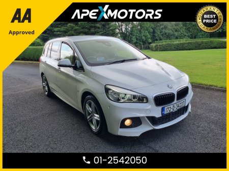 2017 BMW 2 Series Gran Tourer FINANCE ARRANGED * M-SPORT ( TOP-SPEC)  * 2.0 DIESEL AUTO  * 7-SEATER * FULL LEATHER INTERIOR * AA APPROVED * NEW NCT JUN-27 * 101 SAFETY CHECKLIST * AUTOMATIC (DSG) * IMMACULATE * HEATED SEATS