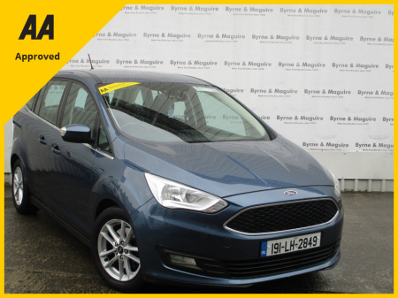 2019 Ford Grand C-Max 7 SEATER IDEAL FAMILY CAR, 1.0 ZETEC ECOBOOST 100PS 5DR. FULLY SERVICED GUARANTEED  AND NCT TESTED !!!