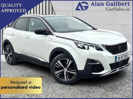 2018 Peugeot 3008 GT-LINE Top Spec Model 1.6 HDI €86 PW €17,995