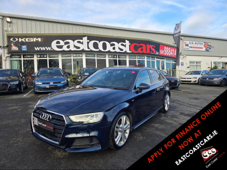 2018 Audi A3 1.4 TFSI  S LINE EDITION PACK VIRTUAL COCKPIT - NAVIGATION -CARPLAY ANDROID AUTO LEATHER PACK - REVERSING CAMERA / PARKING SENSORS - DRIVE MODE