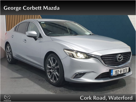 2018 Mazda Mazda6 2.2D 150PS Platinum Low Mileage, Full Service History (From €71 per week)