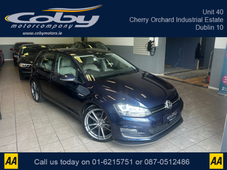 2014 Volkswagen Golf 1.4 5DR AUTO Highline. New NCT done before collection. Alloy Wheels, Sat Nav, Dual Climate, MFSW, Paddle Shift, Bluetooth €12,950