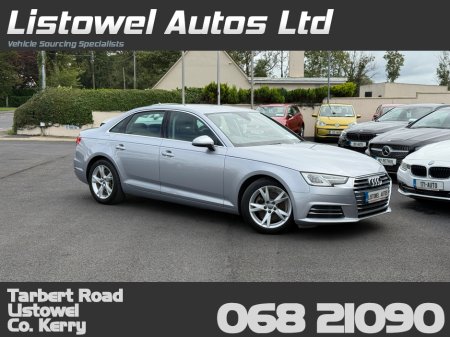 2017 Audi A4 SALOON 1.4 AUTOMATIC * SATELLITE NAVIGATION, REAR VIEW CAMERA, PARKING SENSORS FRONT & REAR, CRUISE CONTROL, POWERED FOLDING HEATED MIRRORS, POWER ADJUSTABLE DRIVERS SEAT, 3 STAGE HEATED SEATS *