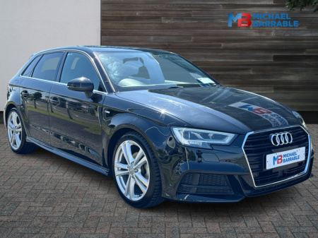 2017 Audi A3 Sportback 1.4L Petrol Automatic TFSI S-Line €21,950