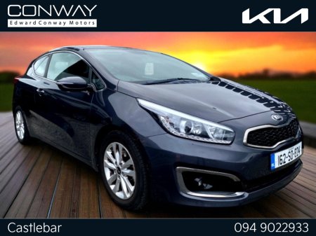 2016 Kia Ceed PRO CEED DIESEL 1.6 2 ISG 134B 134BHP 3DR