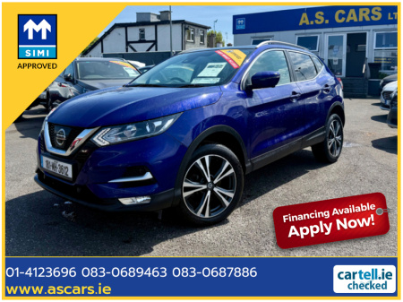 2018 Nissan Qashqai 1.5 DCI N-CONNECTA  ** PANORAMIC GLASS ROOF ** 360 CAMERAS ** SAT NAV ** FULLY LOADED ** SUPERB EXAMPLE ** €15,495