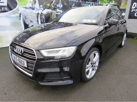 2018 Audi A3 1.6 TDI S LINE 115PS 5DR  SPORTSBACK  NCT 25