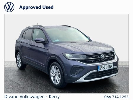 2025 Volkswagen T-Cross AUTOMATIC EDITION 75 1.0 TSI PETROL 116HP €32,950