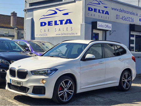 2017 BMW X1 SDRIVE18D 2.0D M-SPORT MNAUAL 150BHP NCT 05/27 FINANCE AVAILABLE @ €85 PER WEEK ALCANTARA INTERIOR/ BLACK HEADLINER/ HEATED SEATS/ iDRIVE/ PARKING SENSORS/ SAT NAV/ HISTORY CHECKED
