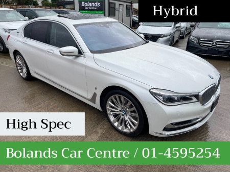 2018 BMW 7 Series (Massive Spec) 740E HYBRID 2.0 AUTOMATIC 4DR MODEL  www.bolandscarcentre.ie €29,900