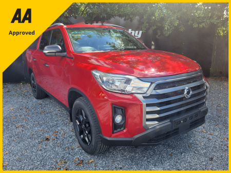 2025 KGM Musso EL 2.2 AUTO CREW CAB 5 SEATER // €41750 PLUS VAT // 5 YEAR WARRANTY // ALLOYS // FULL LEATHER // REVERSE CAMERA // CRUISE CONTROL //  BLUETOOTH // MFSW // ENNISCORTHY AUTO CENTRE SIMI AND AA APPROVED