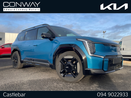 2024 Kia EV9 GT-Line Blue , Dublin reg,  7 SEATS,  O% FINANCE. €74,900