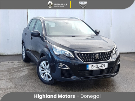 2018 Peugeot 3008 1.6 BlueHDi 120bhp Active €18,900