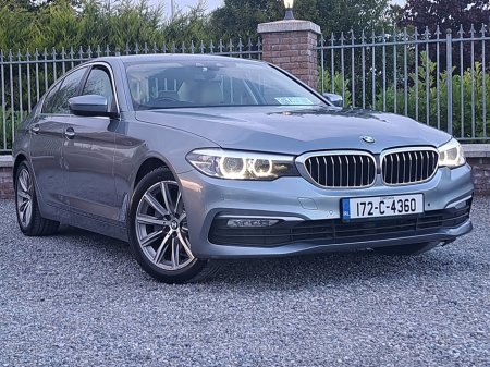 2017 BMW 5 Series Saloon SE model Automatic 2.0 Diesel 190 Bhp with cream leather seats, Rear Privacy Glass..