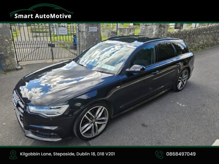 2017 Audi A6 2.0 TDI S Line Black  Edition  Quattro 187Bhp  Avant Automatic * Only One Previous Owner * Low Mileage * Full Service History * Immaculate Condition * Great Specification * NCT 03.2027 * A Must See * €24,950