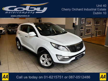 2014 Kia Sportage 1.7 EXS 4DR. Immaculate Car with FSH, New NCT. Alloy Wheels, Panoramic Roof, Leather Heated Seats, Air Con, MFSW, Bluetooth, Full Electrics and much more. €10,950