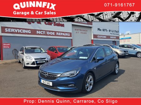 2016 Opel Astra SRI 1.6 CDTI 110PS 5DR €9,250