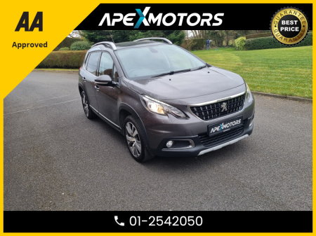 2019 Peugeot 2008 FINANCE ARRANGED * 1.2 PURETECH ALLURE PREMIUM * TOP-SPEC * LOW LOW KMS * AA APPROVED * 101 SAFETY CHECKLIST * IMMACULATE * COLOUR REVERSE CAMERA * CRUISE CONTROL and SPEED LIMITER * NEW NCT MAR-27