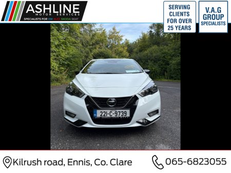 2022 Nissan Micra 1.0 N-DESIGN CVT BLACK E EX-T PK
