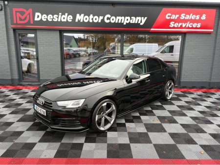 2018 Audi A4 LIMOUSINE 2.0 TDI 150 SE ULTRA 4DR, NEW MAXTON EXT KIT , NEW TTRS ALLOYS & TYRES , LEATHER INTERIOR , PRIVACY GLASS , FINANCE FROM €72 p/w & €5,950 Trade In , APPLE CAR PLAY , CRUISE CTRL , SENSORS ,
