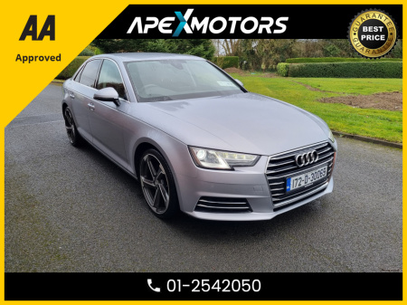 2017 Audi A4 FINANCE ARRANGED * AUTOMATIC (DSG) * 2.0 TDI S LINE 150PS 4DR AUTO SE * NEW NCT FEB-26 * LOW TAX * STAMPED SERVICE HISTORY * VERY CAREFUL OWNER * CARTELL HISTORY CHECKED * FULLY SERVICED * TRADE IN €17,949