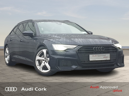 2023 Audi A6 AVANT 40TDI 204BHP S-LINE AUTOMATIC WITH BLACK STYLING, UPGRADED ALLOYS, VALCONA LEATHER & REVERSING CAMERA €56,995