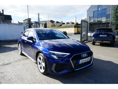 2022 Audi A3 1.4 SPORTBACK TFSI E S LINE 40 204PS 5 €32,000