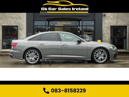 2022 Audi A6 2.0 TDI 40 Black Edition Saloon 4dr Diesel S Tronic quattro Euro 6 (s/s) (204 ps) CHRONOS GREY! + VIRTUAL COCKPIT + REVERSE CAMERA €47,200
