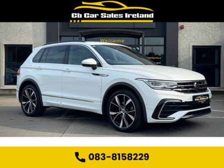 2022 Volkswagen Tiguan 2.0 TDI R-Line SUV 5dr Diesel DSG 1 OWNER + HEATED STEERING WHEEL + VIRTUAL COCKPIT