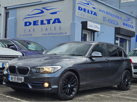 2018 BMW 1 Series SPORT 116D MANUAL 1.5D 115BHP NCT 04/27 FINANCE AVAILABLE @ €58 PER WEEK ON SCREEN BMW SERVICE HISTORY/ iDRIVE/ BLUEOOTH/ 6 SPEED BOX/ HISTORY CHECKED