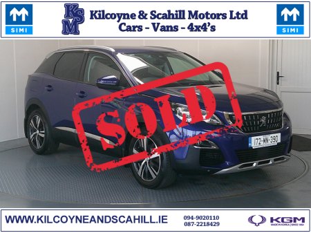 2017 Peugeot 3008 ALLURE 1.6 BLUE HDI 120 4 4DR