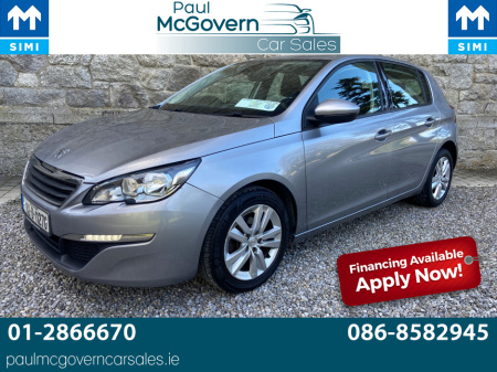 2016 Peugeot 308 ACTIVE 1.6 BLUE HDI 100**//**€180 ROAD TAX**//**NEW NCT 11 2026**//**WARRANTY**//**FINANCE ARRANGED**//**REVERSE CAMERA**//**AIR CON**//**FRONT FOGS! €9,888
