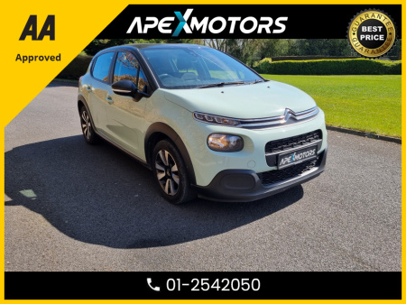 2018 Citroen C3 FINANCE ARRANGED * 1.2 FEEL PURETECH 5DR * NEW NCT APR-27 * 8-STAMPS SERVICE HISTORY * AA APPROVED * 101 SAFETY CHECKLIST * IMMACULATE * TOP-SPEC * LOW LOW MILES * LOW TAX * 12-MONTH ROADSIDE ASSIST