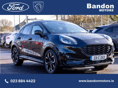 2023 Ford Puma 2023 Ford Puma Black 1.0L EcoB Hybrid 155PS ST-Line X Gold €25,950