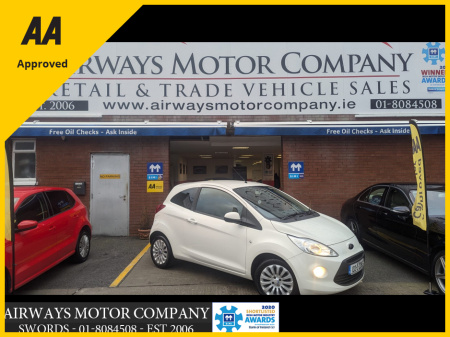 2013 Ford Ka * 1.2 ZETEC * 3DR * 5 SPEED MANUAL * SERVICE HISTORY * MEDIASTREAM * AIRCON *  ALLOYS  * FOGS * €6,400
