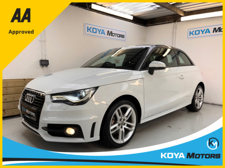 2015 Audi A1 1.4 TFSI S-LINE BLACK EDITION AUTOMATIC 3DR // FULL S-LINE SPEC // XENON LIGHTS // SPORT ALLOYS // BLUETOOTH MEDIA // HALF LEATHER // STUNNING CAR THROUGHOUT €13,950