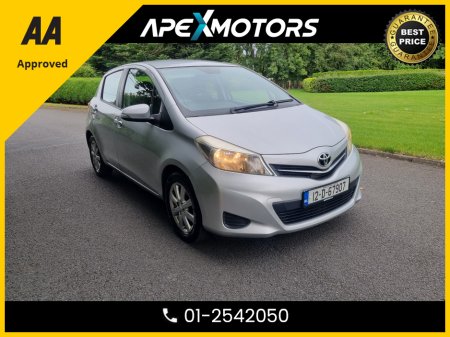 2012 Toyota Yaris TOP SPEC NEW MODEL * TR VVT-I 5Dr * NEW NCT SEP-26 * AA APPROVED * 101 SAFETY CHECKLIST * IMMACULATE * COLOUR REVERSE CAMERA * TOP-SPEC 5DR HATCH * LOW TAX * 01-2542050