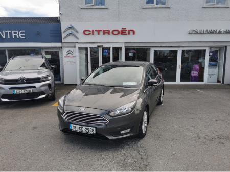 2018 Ford Focus 1.5 TDCI ZETEC EDITION 1 120PS 5DR €12,950