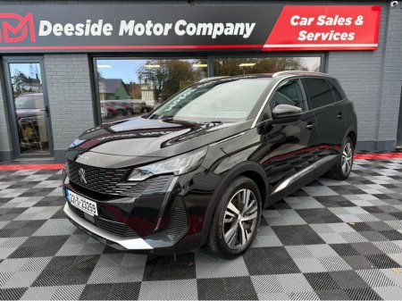2022 Peugeot 5008 FL ALLURE 1.5 BLUE HDI 13 130 6.2 , 7 SEATS , ALLURE SPEC , FROM €85 p/w & €5,950 DEPOSIT , 1/2 LEATHER , REVERSE CAMERA , PARKING SENSORS , APPLE CAR PLAY , CRUISE CONTROL , CLIMATE CONTROL , LED'S.