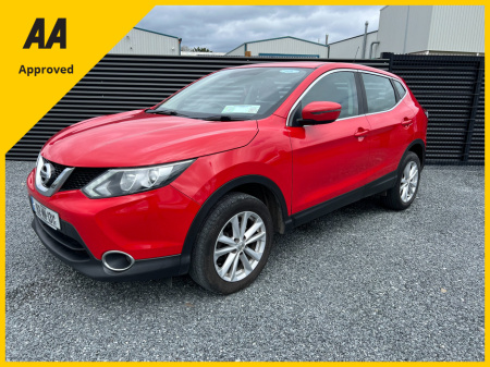 2016 Nissan Qashqai 1.5 DCI N-CONNECTA110 BHP - NATIONWIDE WARRANTY - €46/WEEK NO DEPOSIT - €9,890