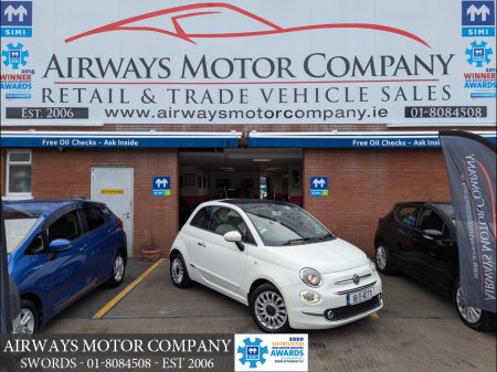 2016 Fiat 500 1.2  * POP * 5 SPEED MANUAL * MEDIA STREAM * USB * AIRCON *  ALLOYS * €9,500